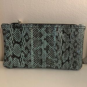 Small snake skin pouch